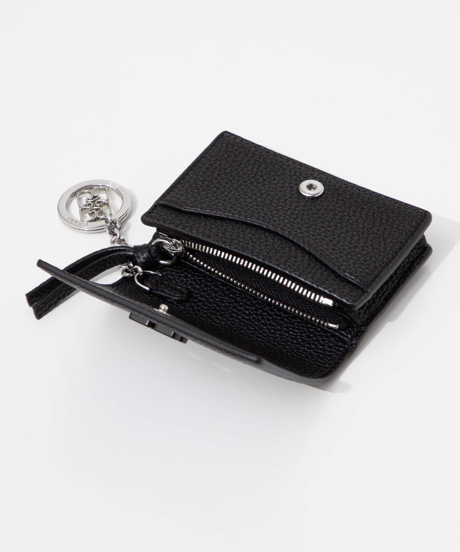 ガニー GANNI ガニー GANNI Card Holder With Flap Grained カードホルダー フラップ付き グレイン A7278 5898 A7279 5898 カードケース レ （CHICORY COFFEE/リコリコーヒー） CHICORY COFFEE/リコリコーヒー