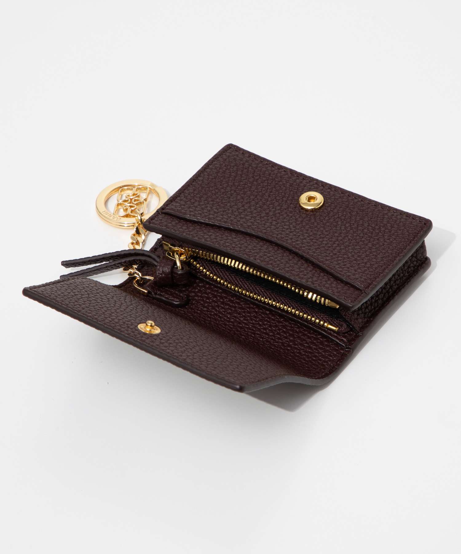 ガニー GANNI ガニー GANNI Card Holder With Flap Grained カードホルダー フラップ付き グレイン A7278 5898 A7279 5898 カードケース レ （CHICORY COFFEE/リコリコーヒー） CHICORY COFFEE/リコリコーヒー