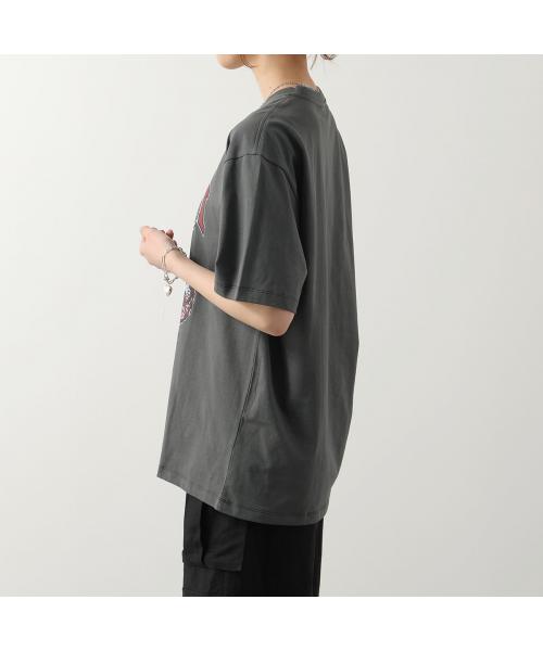 ガニー GANNI GANNI 半袖 Tシャツ Future Heavy Drop Shoulder Tーshirt （T3878/151-Bright-White） T3878/151-Bright-White
