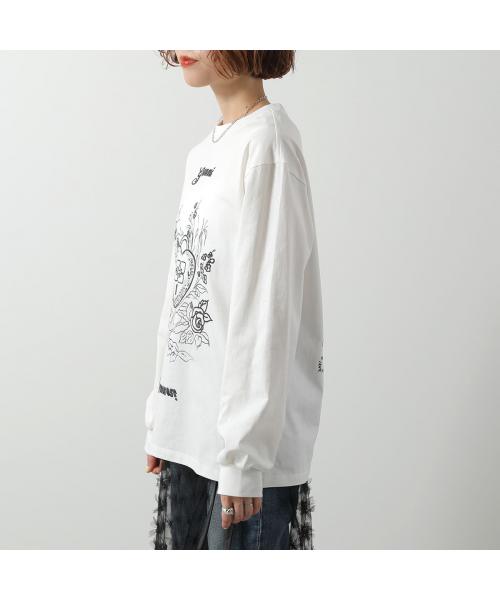 ガニー GANNI GANNI 長袖 Tシャツ T4139 カットソー ロゴ （135/Egret） 135/Egret
