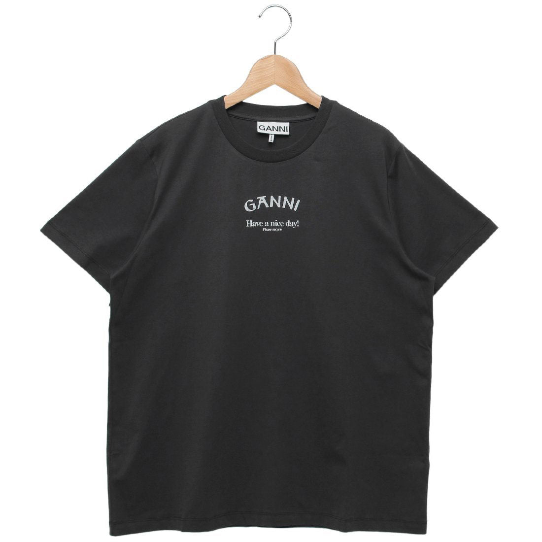ガニー GANNI Tシャツ カットソー カットソー グレー レディース GANNI T3590 490 （VOLCANIC ASH） VOLCANIC ASH