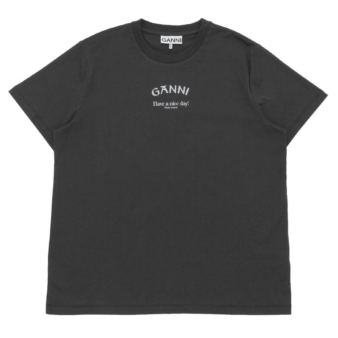 ガニー GANNI Tシャツ カットソー カットソー グレー レディース GANNI T3590 490 （VOLCANIC ASH） VOLCANIC ASH