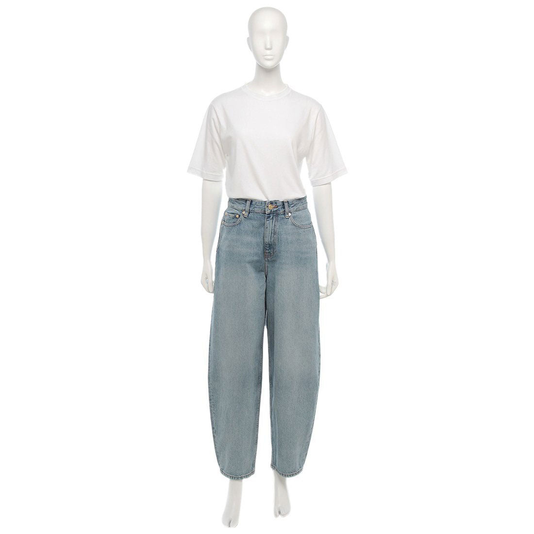 ガニー GANNI パンツ デニム ブルー レディース GANNI J1641 565 （BLUE） BLUE