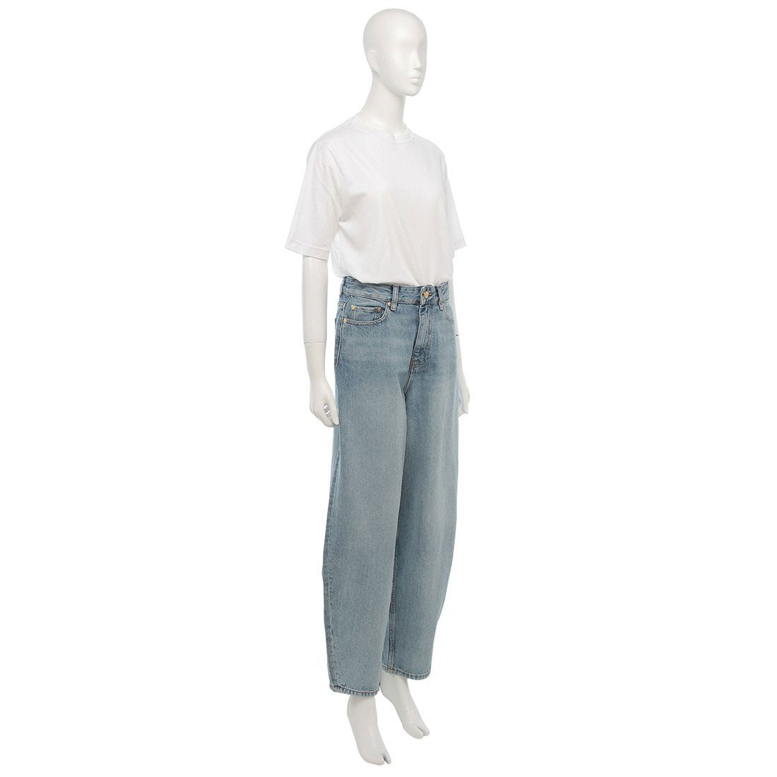 ガニー GANNI パンツ デニム ブルー レディース GANNI J1641 565 （BLUE） BLUE