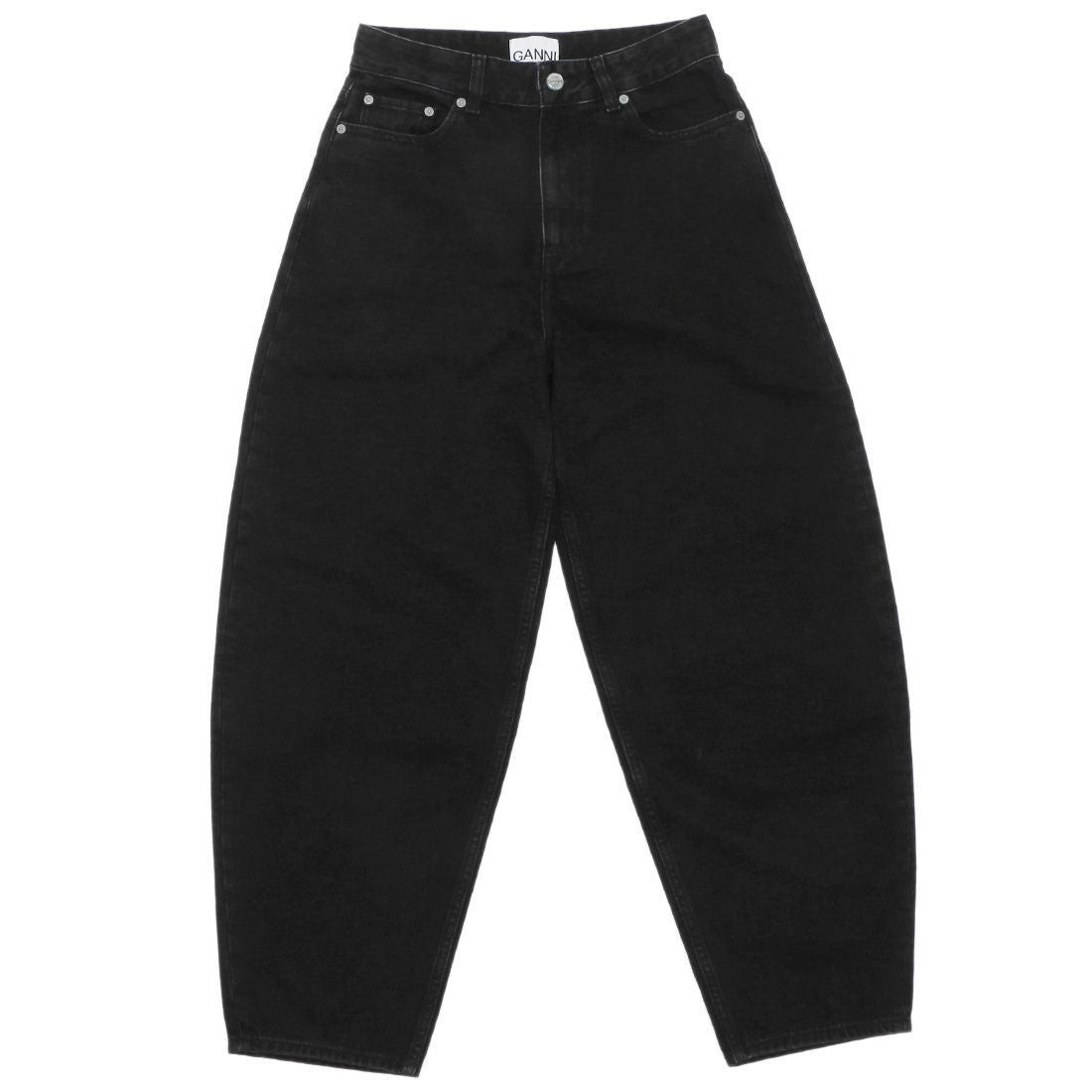 ガニー GANNI パンツ デニム ブラック レディース GANNI J1642 006 （BLACK） BLACK