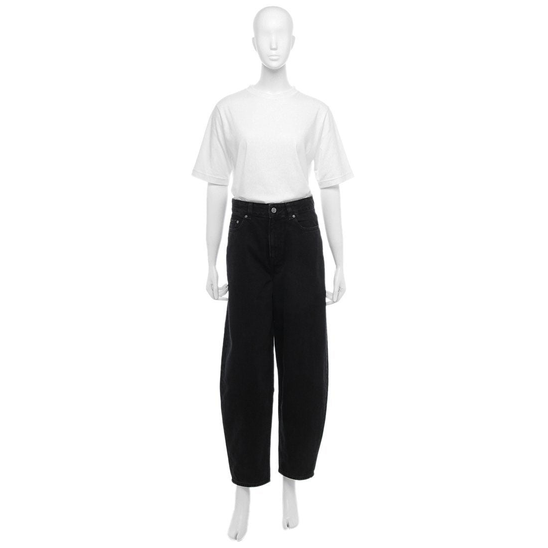 ガニー GANNI パンツ デニム ブラック レディース GANNI J1642 006 （BLACK） BLACK