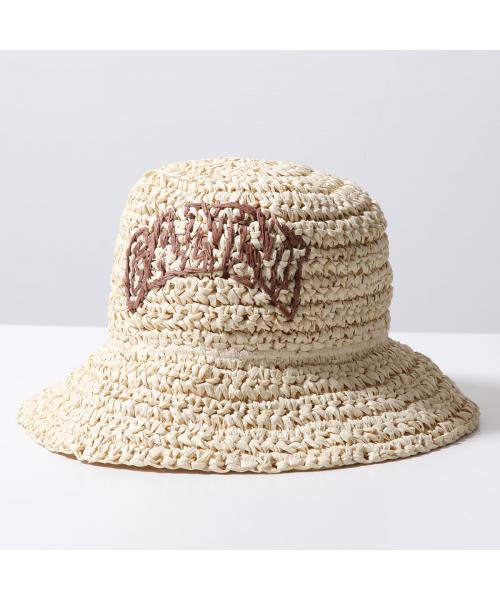 ガニー GANNI GANNI ハット SUMMER STRAW HAT A5752 A5823 （A5752-646/Baby-Blue） A5752-646/Baby-Blue
