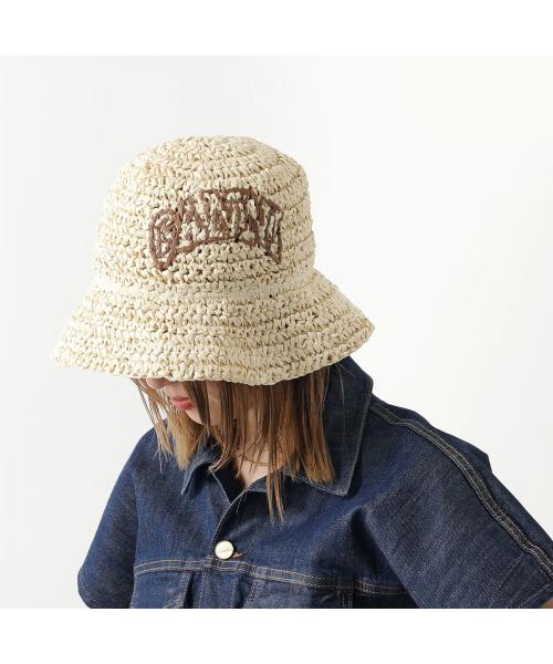 GANNI ハット SUMMER STRAW HAT A5752 A5823 GANNI GANNI Hat SUMMER STRAW HAT A5752 A5823