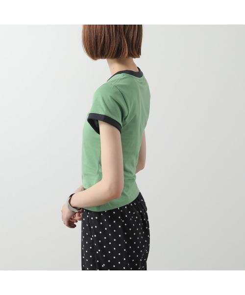 ガニー GANNI GANNI 半袖 Tシャツ Basic Cotton Jersey Baby Fit T-shirt （T4227/368-Stone-Green） T4227/368-Stone-Green