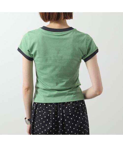 ガニー GANNI GANNI 半袖 Tシャツ Basic Cotton Jersey Baby Fit T-shirt （T4227/368-Stone-Green） T4227/368-Stone-Green