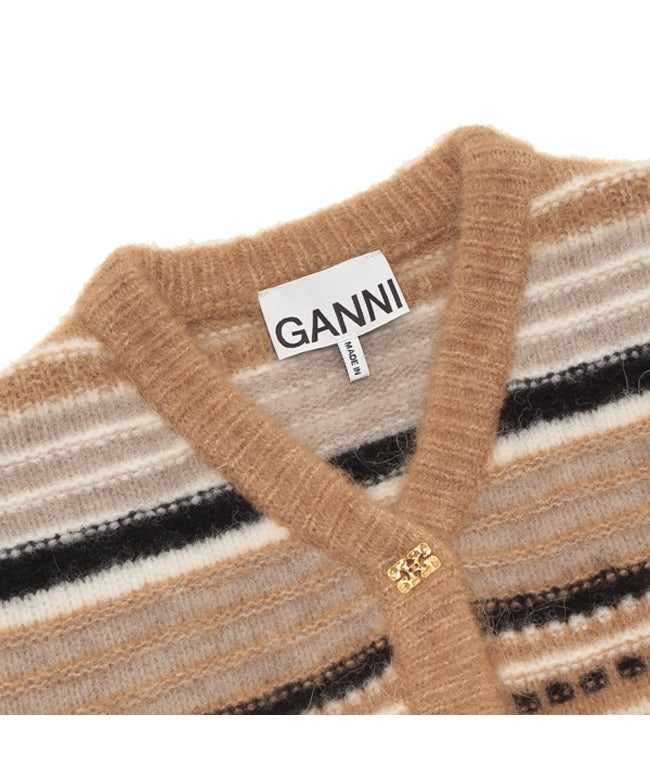 ガニー GANNI カーディガン ボレロ ベージュ レディース GANNI K2235 177
