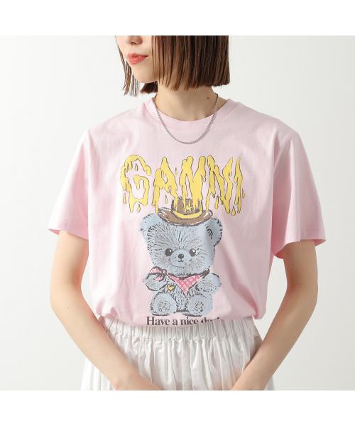 ガニー GANNI GANNI 半袖 Tシャツ Basic Cotton Jersey T-shirt （A1050061/252/Phantom） A1050061/252/Phantom