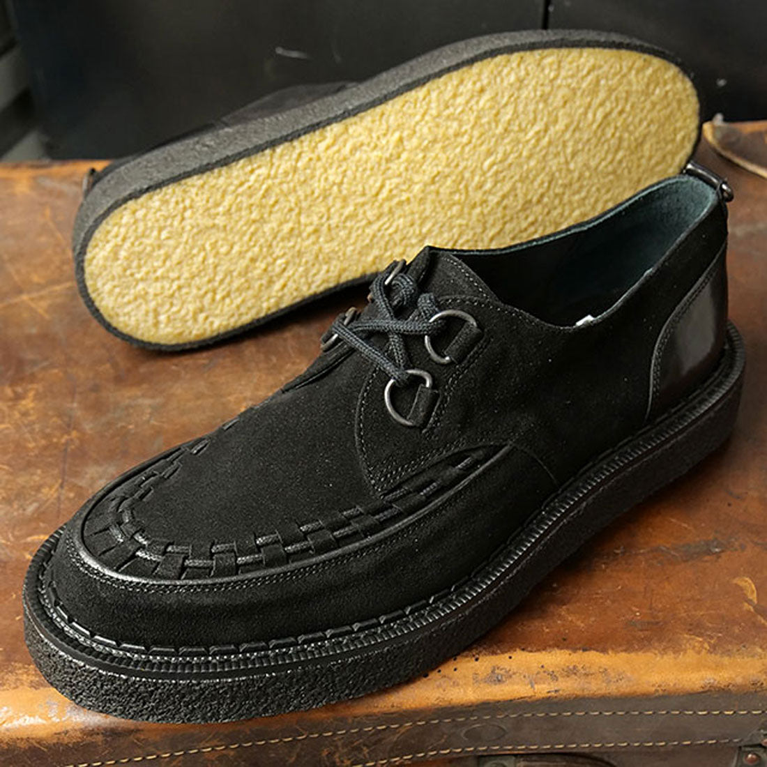 ジョージコックス GEORGE COX HATTON BLACK-SUEDE [03-001-D-090B]