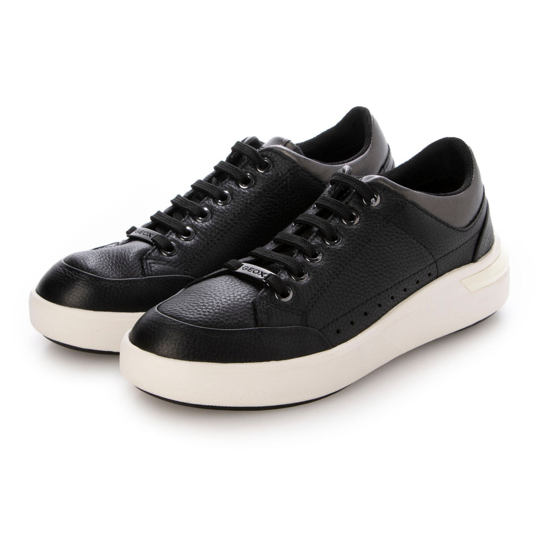 ジェオックス GEOX D36QFA046NFC9B1G BLACK/GUN,BLACK/GUN