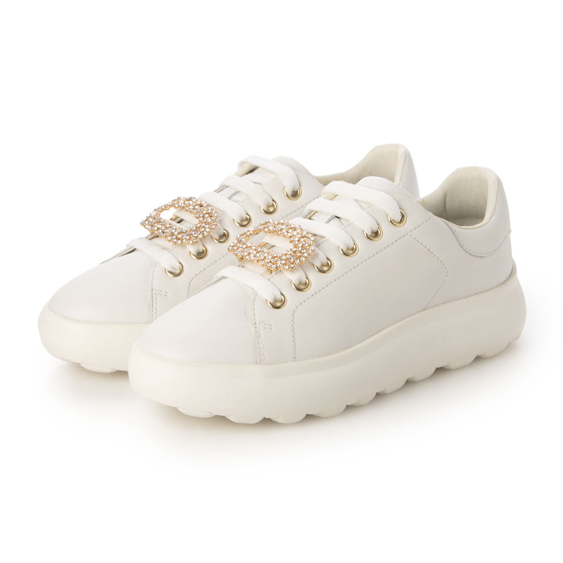 ジェオックス GEOX KD46TCF00085C1000 WHITE （WHITE） WHITE