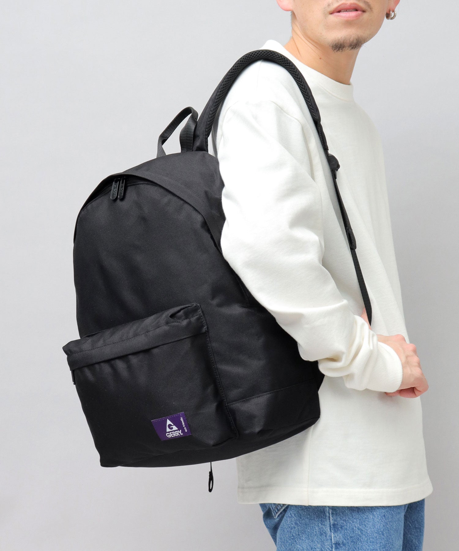 ジェリー GERRY 撥水加工 リサイクルポリエステル REPREVE デイパック リュック 通勤バッグ PCバッグ