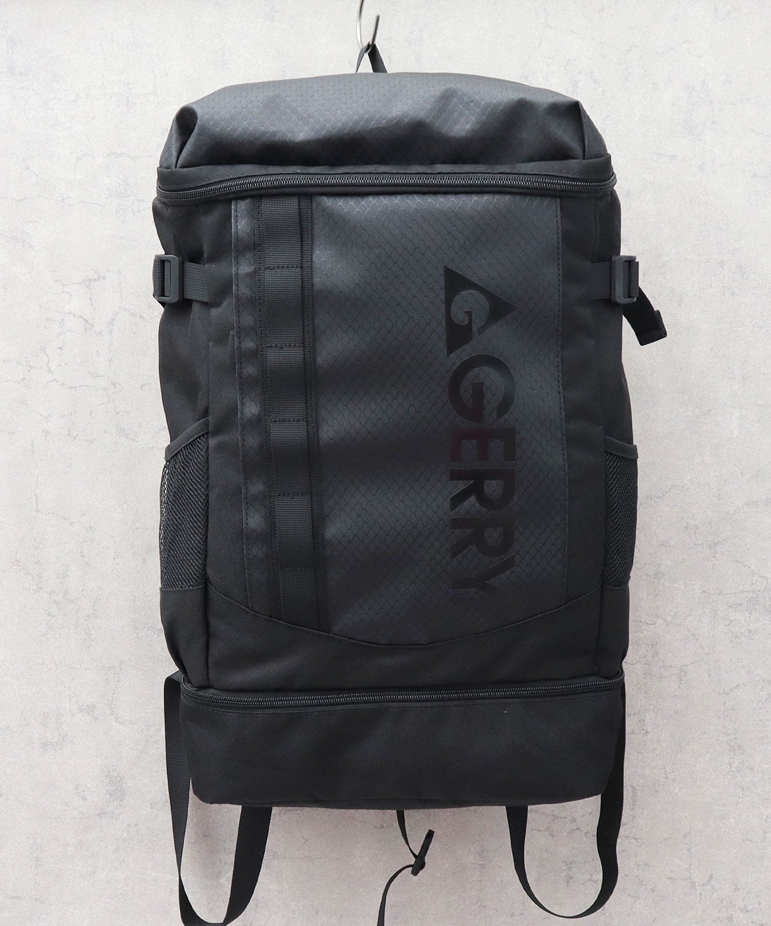 ジェリー GERRY レインカバー付き / ビッグサイズ ボックス型 バックパック / 大容量 / シューズ収納可