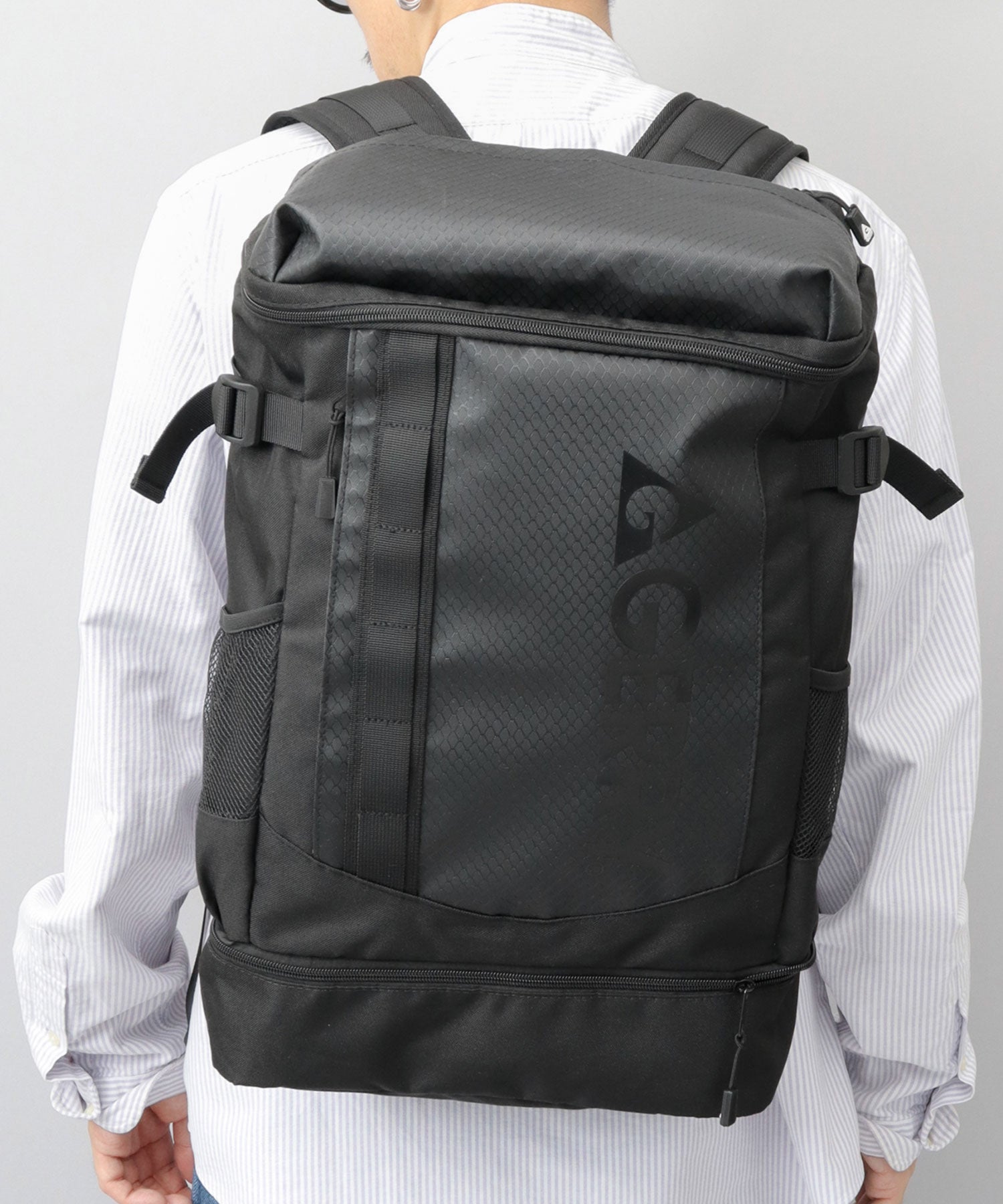 ジェリー GERRY レインカバー付き / ビッグサイズ ボックス型 バックパック / 大容量 / シューズ収納可