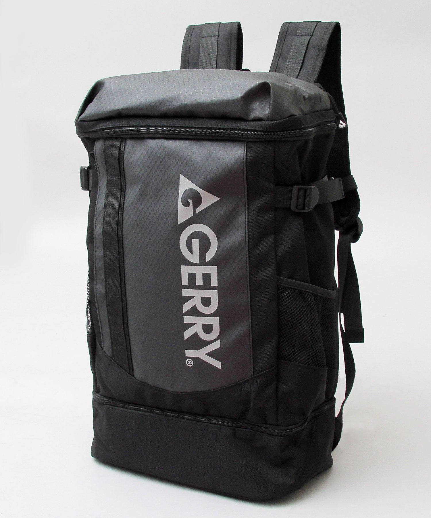 ジェリー GERRY レインカバー付き / ビッグサイズ ボックス型 バックパック / 大容量 / シューズ収納可