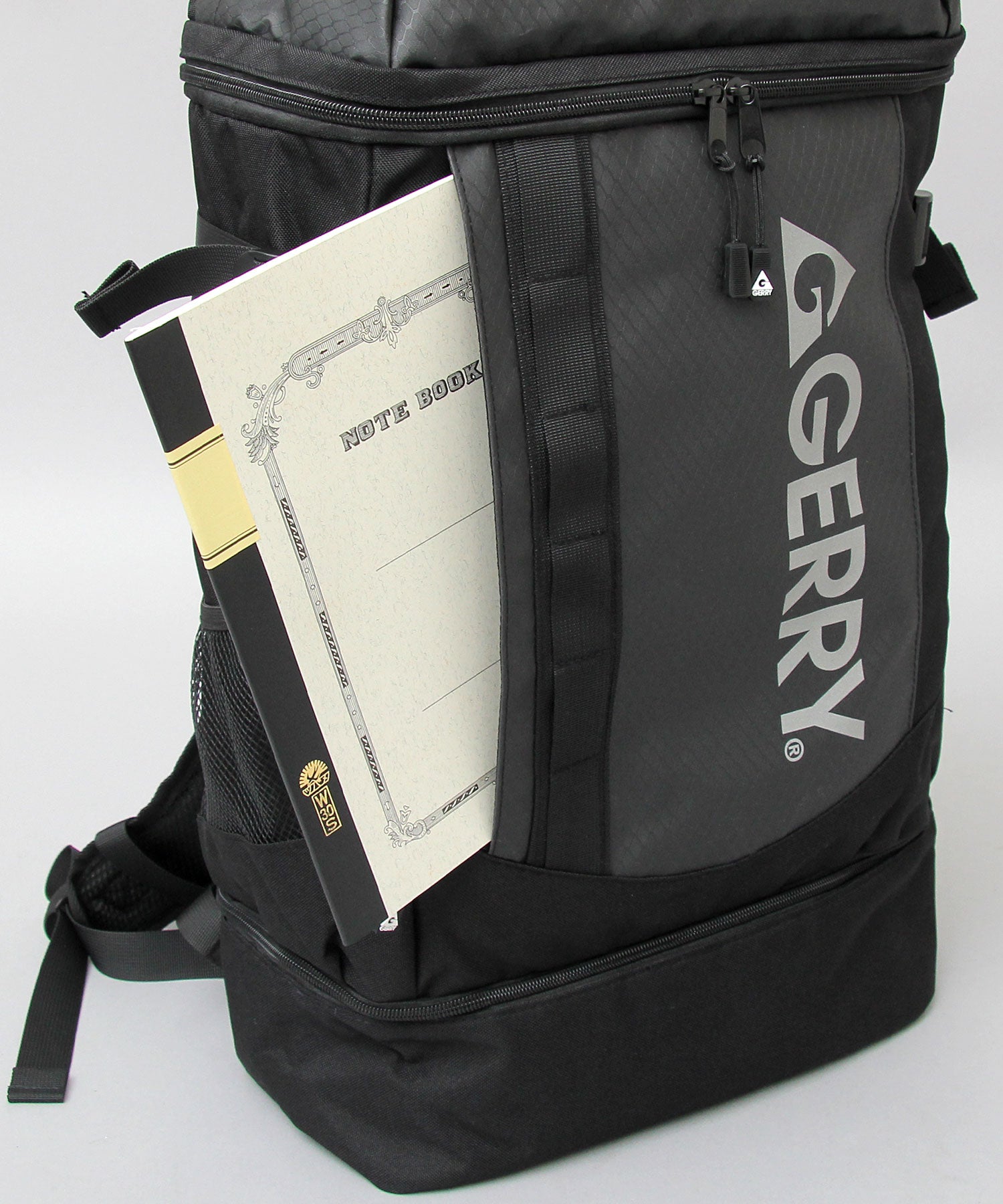 ジェリー GERRY レインカバー付き / ビッグサイズ ボックス型 バックパック / 大容量 / シューズ収納可