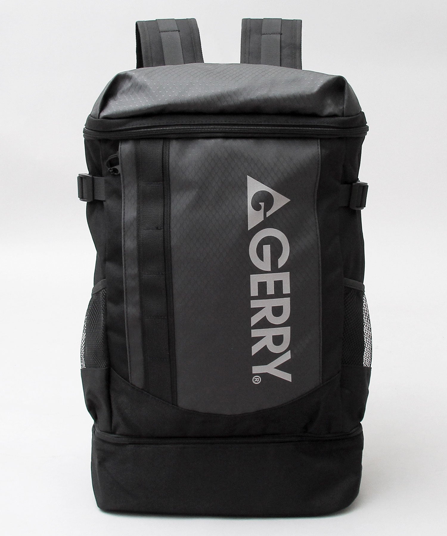 ジェリー GERRY レインカバー付き / ビッグサイズ ボックス型 バックパック / 大容量 / シューズ収納可