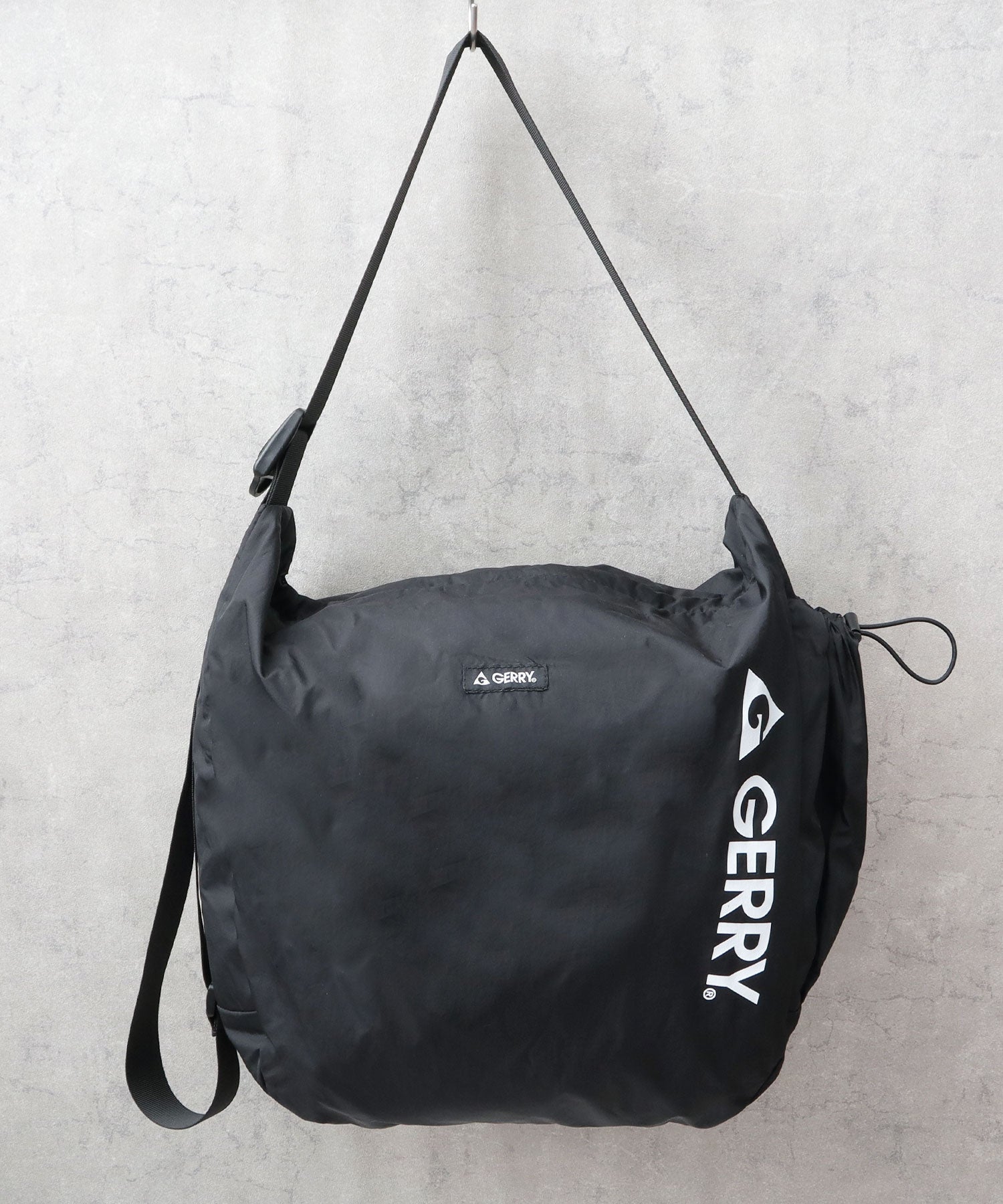 GERRY Shoulder Bag Men's Bag Black Large Capacity Bigger Crossbody