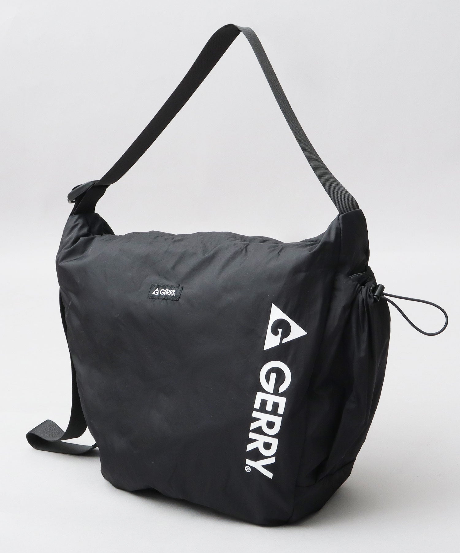 GERRY Shoulder Bag Men's Bag Black Large Capacity Bigger Crossbody