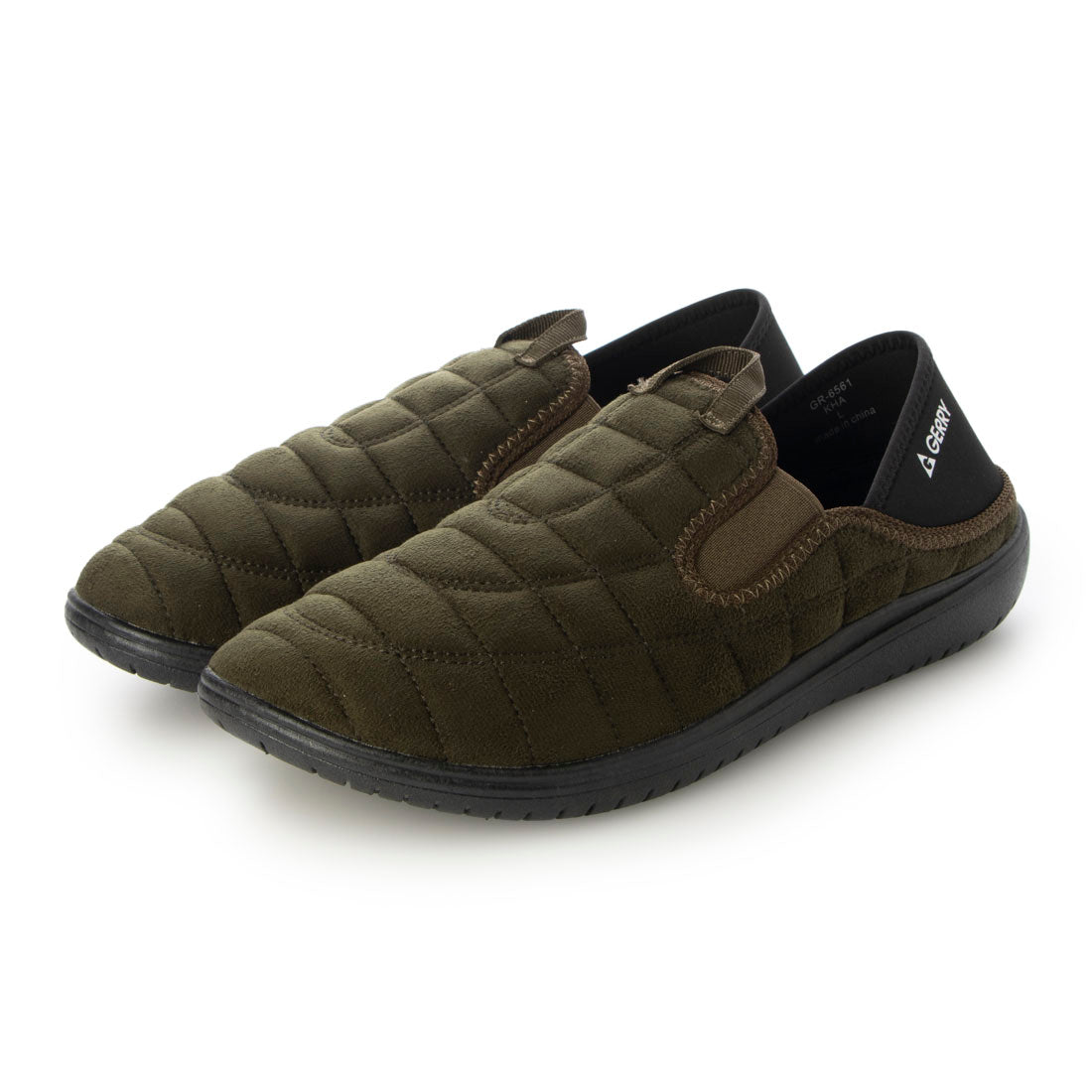 ジェリー GERRY GR6561 スニーカー メンズ  スリッポン モックシューズ 2WAY サンダル 軽量 アウトドア キャンプ,KHAKI