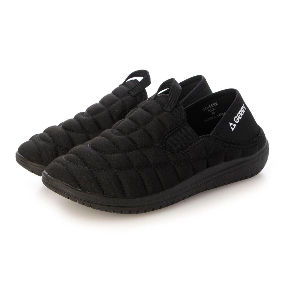 ジェリー GERRY GERRY ジェリー スニーカー レディース スリッポン アウトドア 軽量 2WAY モックシューズ 撥水 サボ サンダル （BLACK） BLACK