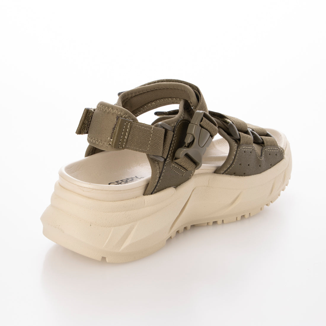 ジェリー GERRY GERRY ジェリー サンダル レディース 厚底 スポーツサンダル 軽量 ストラップ バックル 履きやすい おしゃれ （KHAKI） KHAKI