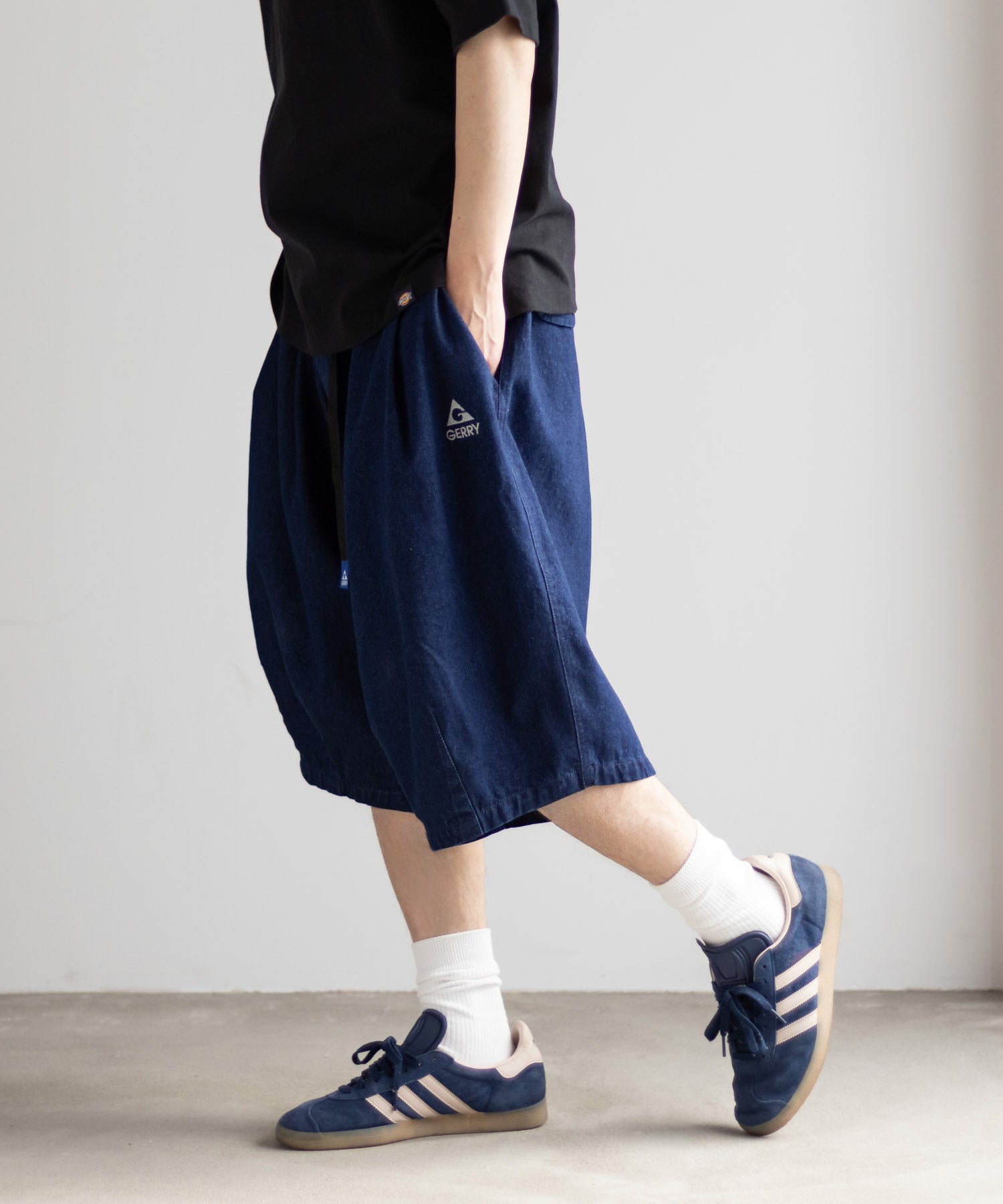 ジェリー GERRY タックワイドショートパンツ （ベージュ） ベージュ