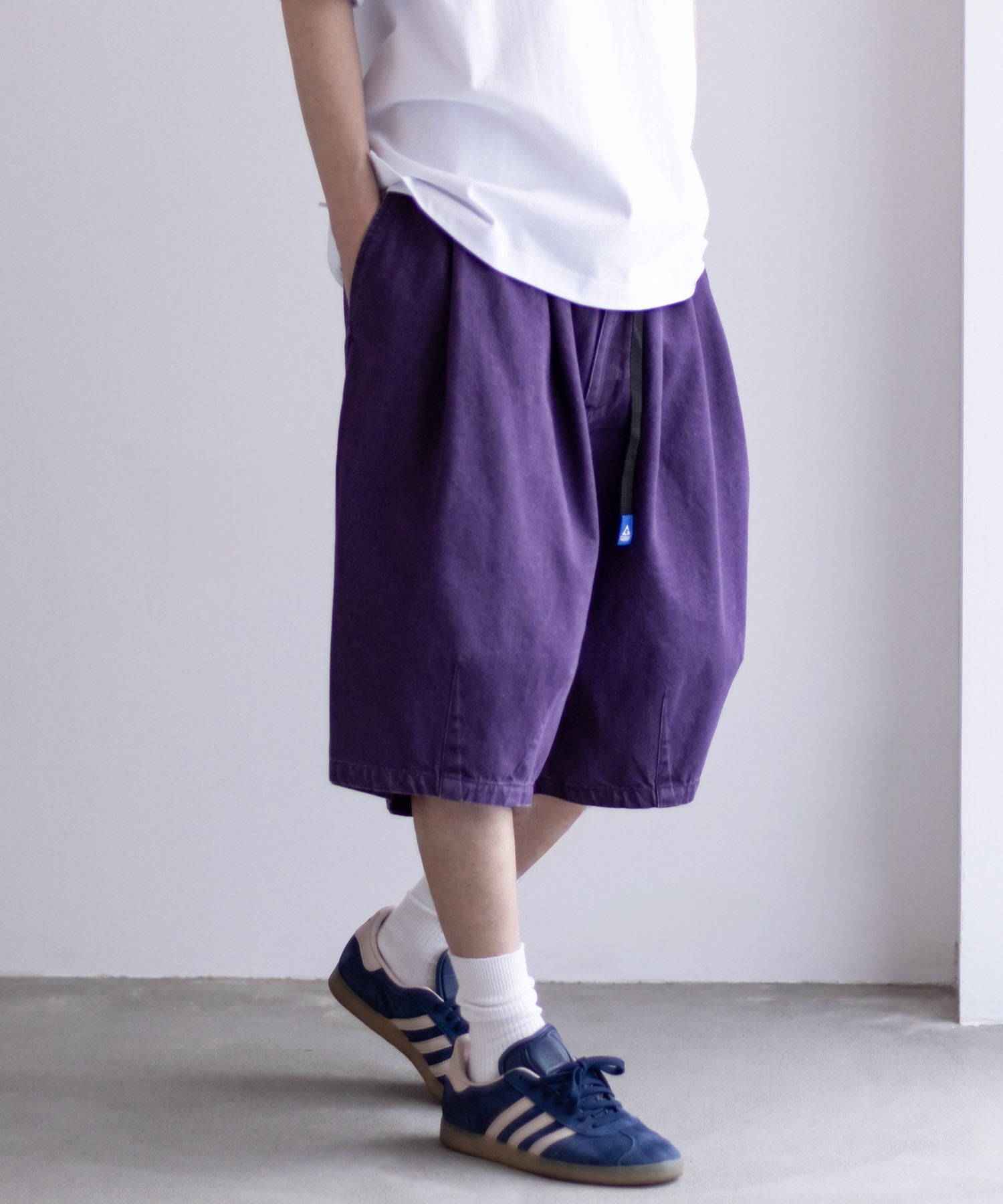 ジェリー GERRY タックワイドショートパンツ （ベージュ） ベージュ