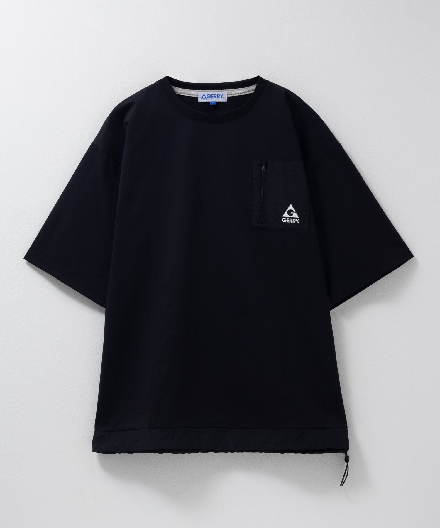 ジェリー GERRY ドローコードポケットTシャツ （ブラック） ブラック