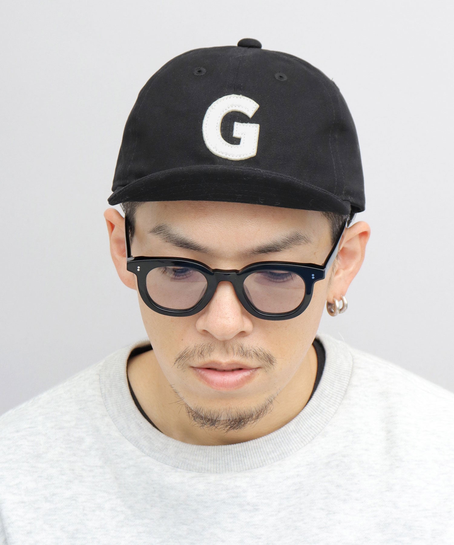 ジェリー GERRY フェルトワッペン キャンバス デニム ボールキャップ ショートバイザー アンパイアキャップ