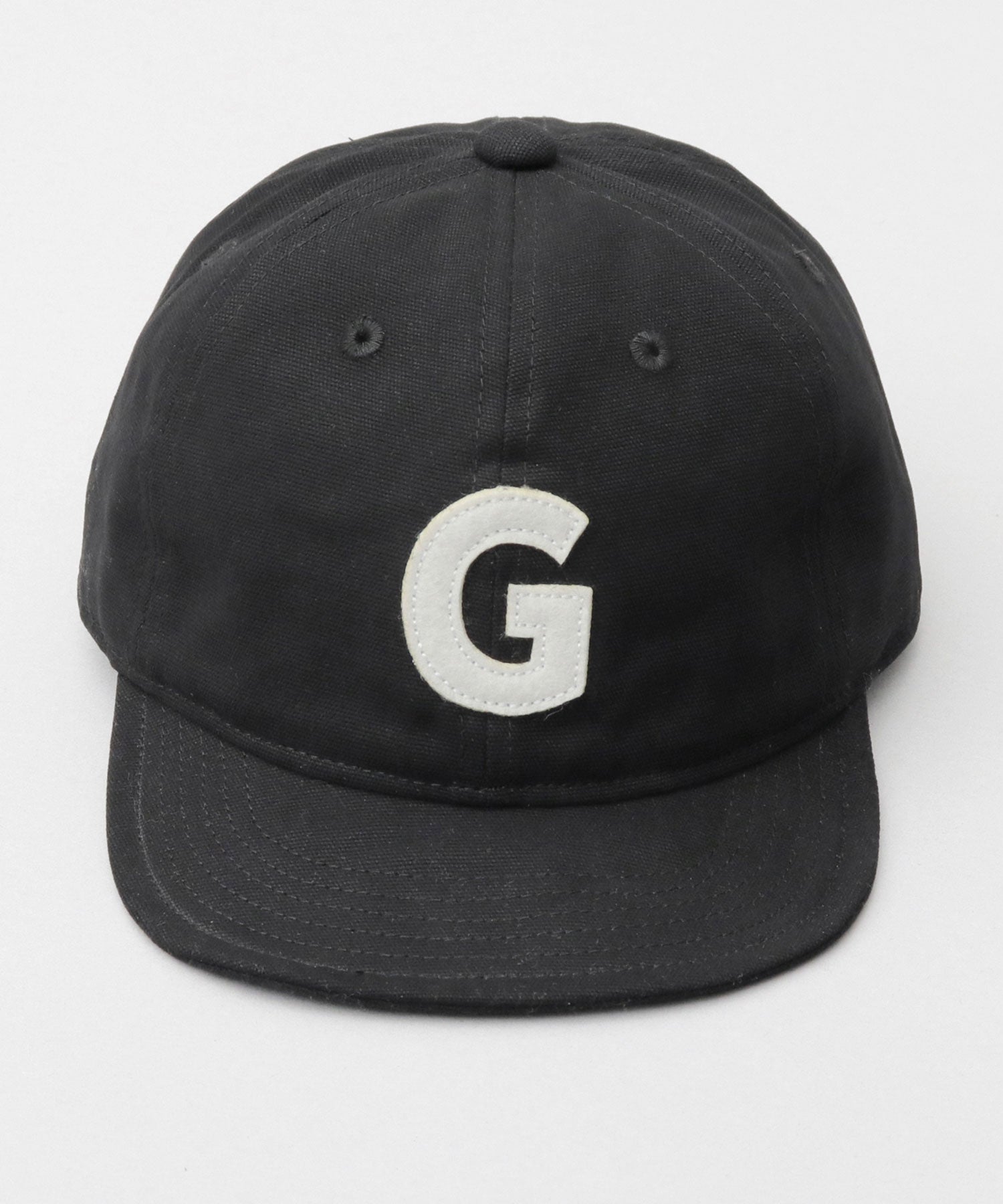 ジェリー GERRY フェルトワッペン キャンバス デニム ボールキャップ ショートバイザー アンパイアキャップ
