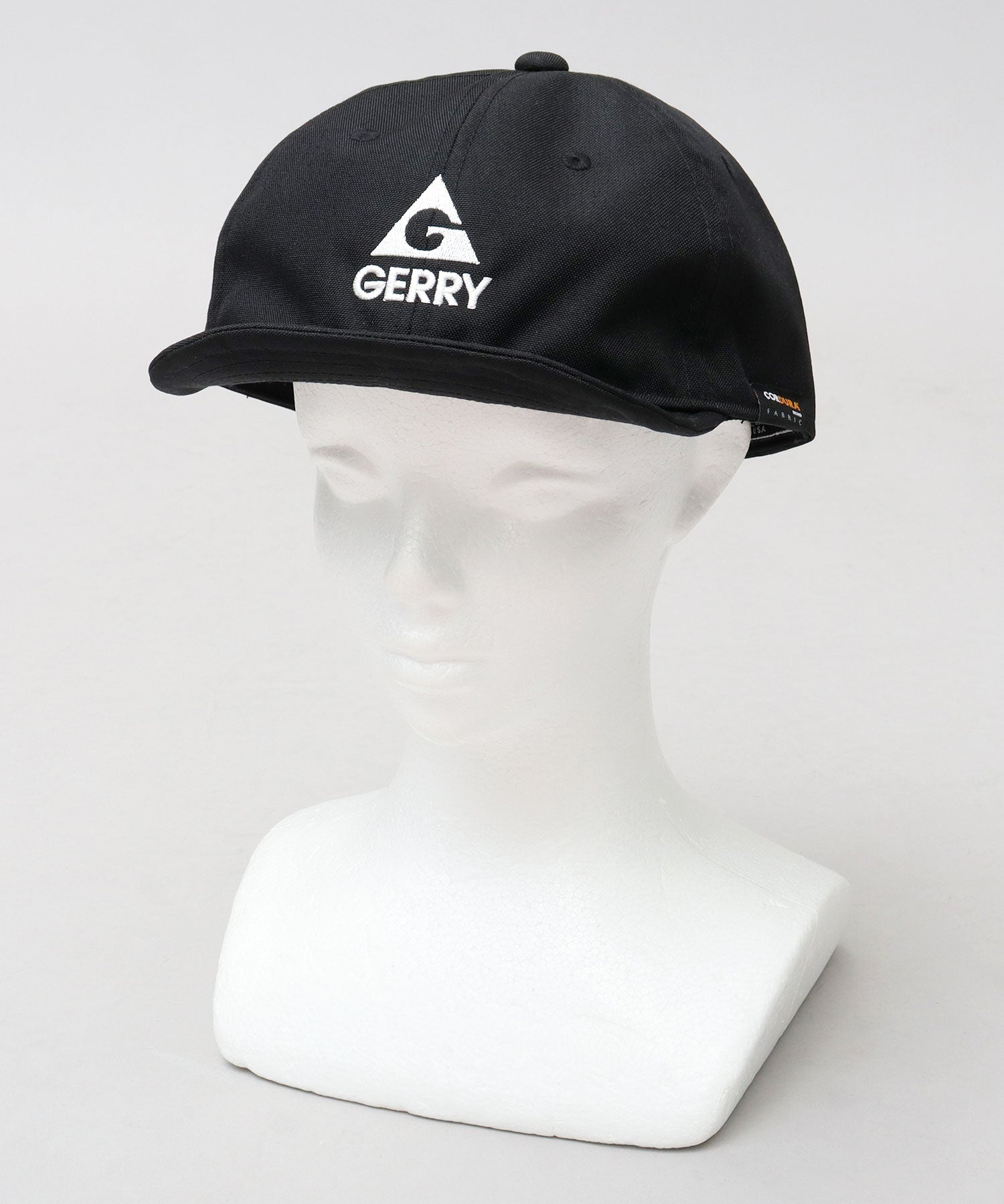 ジェリー GERRY A.M.S.別注 ロゴ刺繍 CORDURAナイロン ショートバイザー ショートキャップ