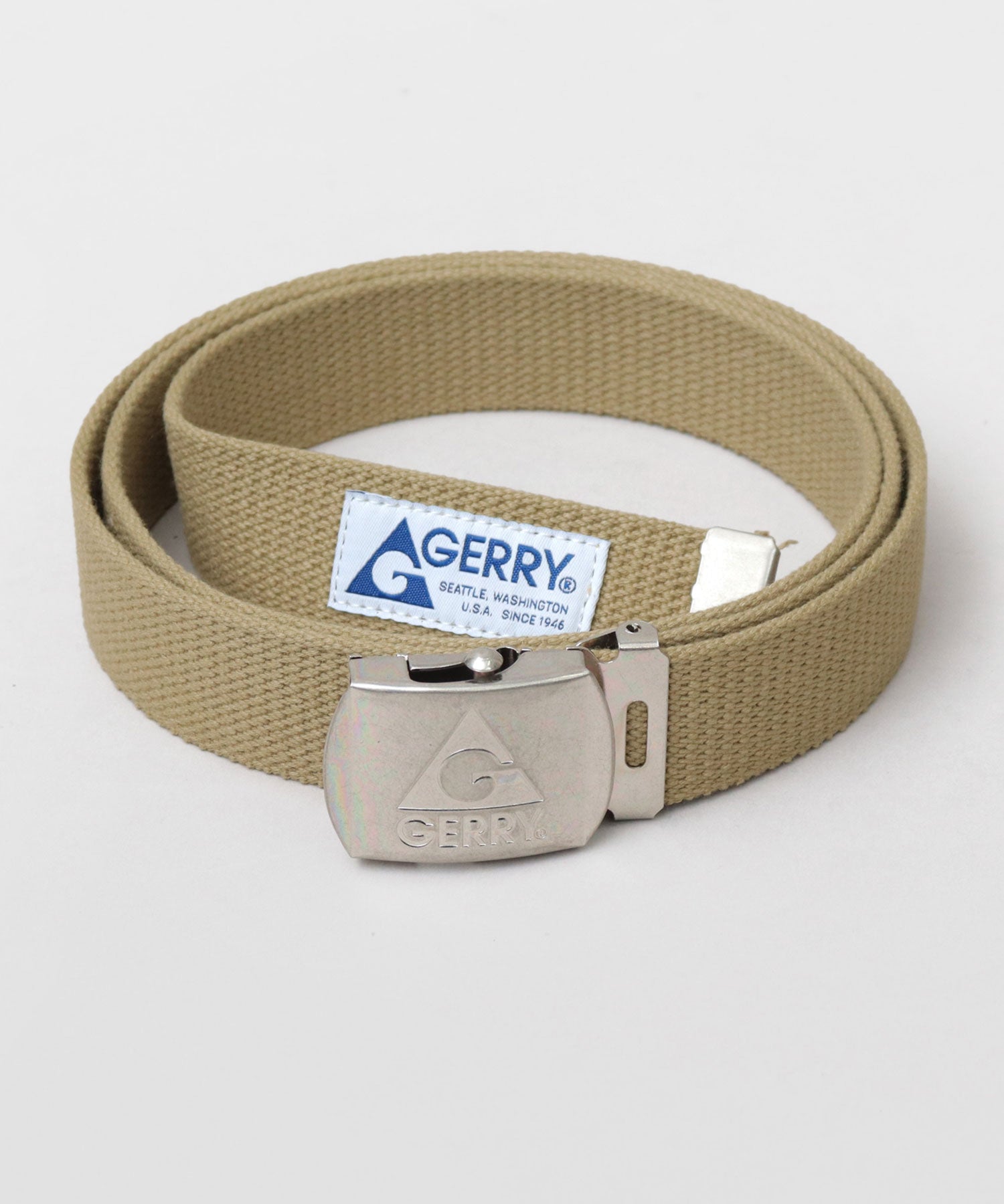 JERRY GERRY Antique Silver Buckle Gacha Belt Matte Black Gacha Belt GI Belt