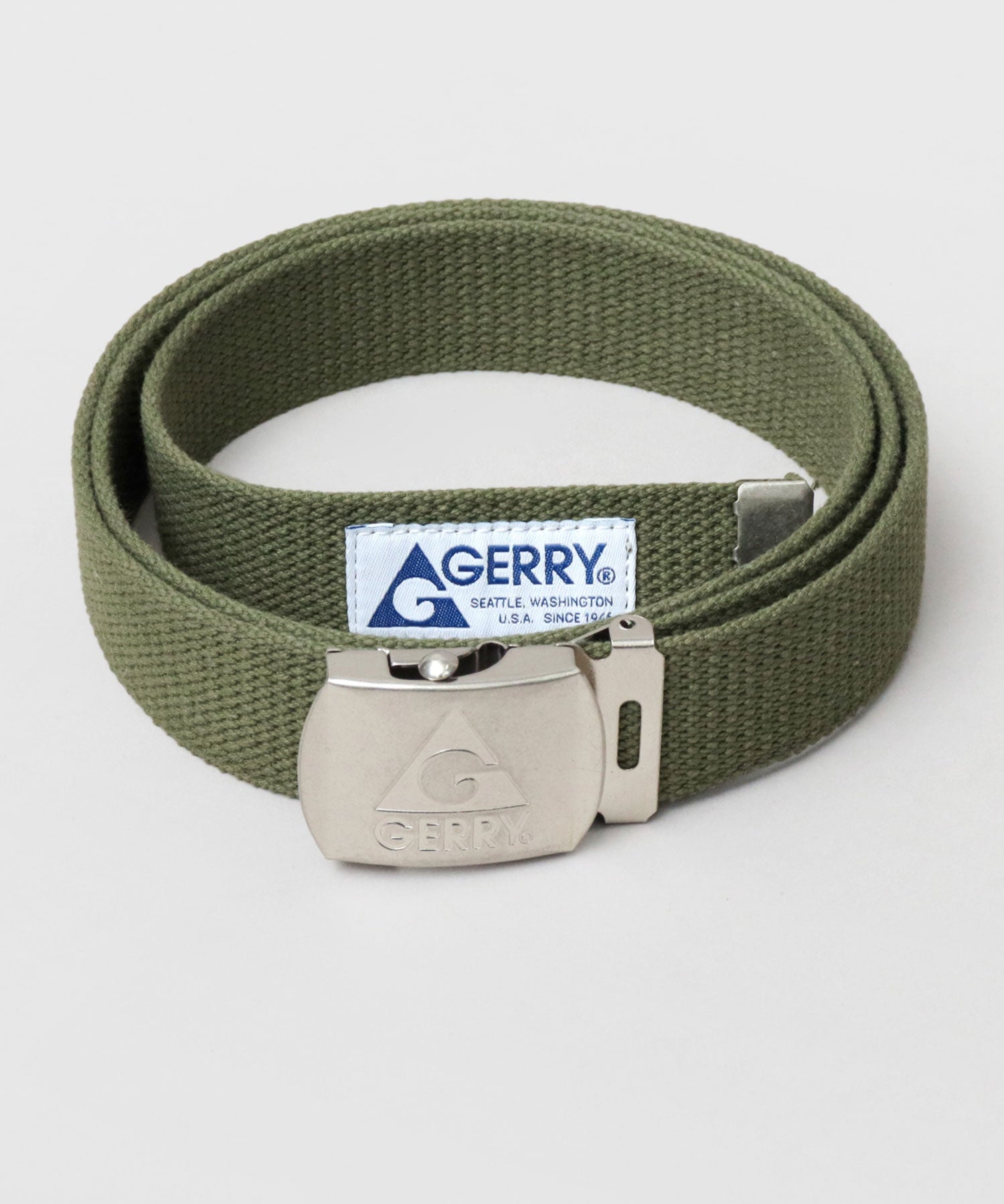 JERRY GERRY Antique Silver Buckle Gacha Belt Matte Black Gacha Belt GI Belt