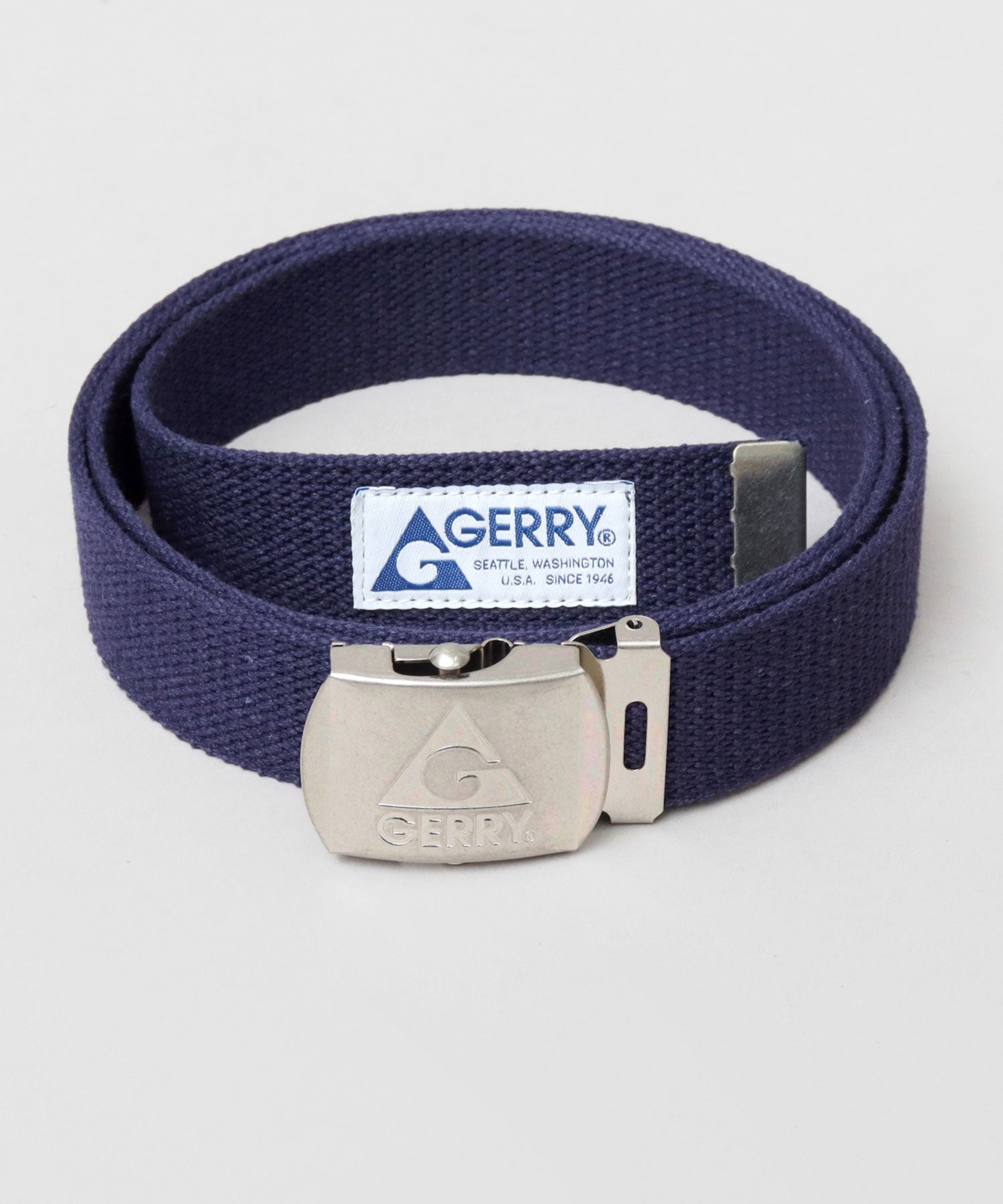 JERRY GERRY Antique Silver Buckle Gacha Belt Matte Black Gacha Belt GI Belt