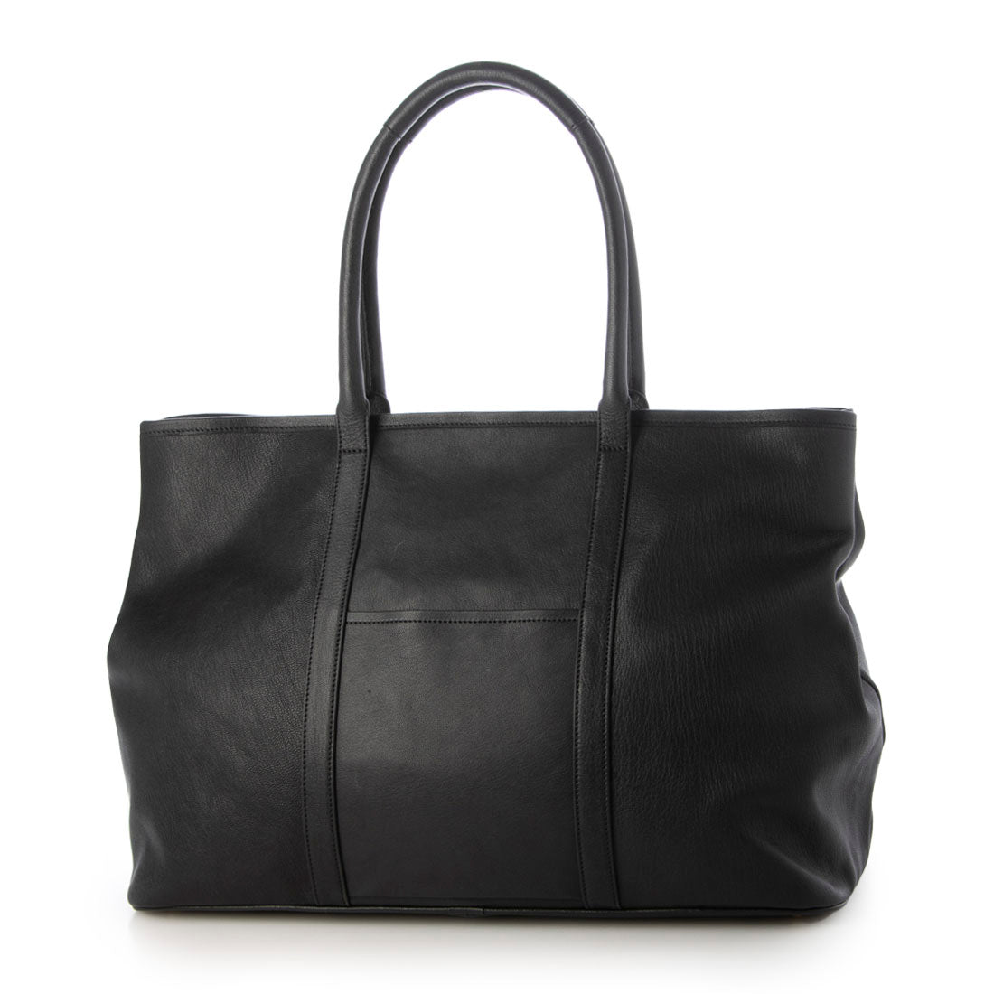 Genuine Leather Tote Bag Big with Pouch