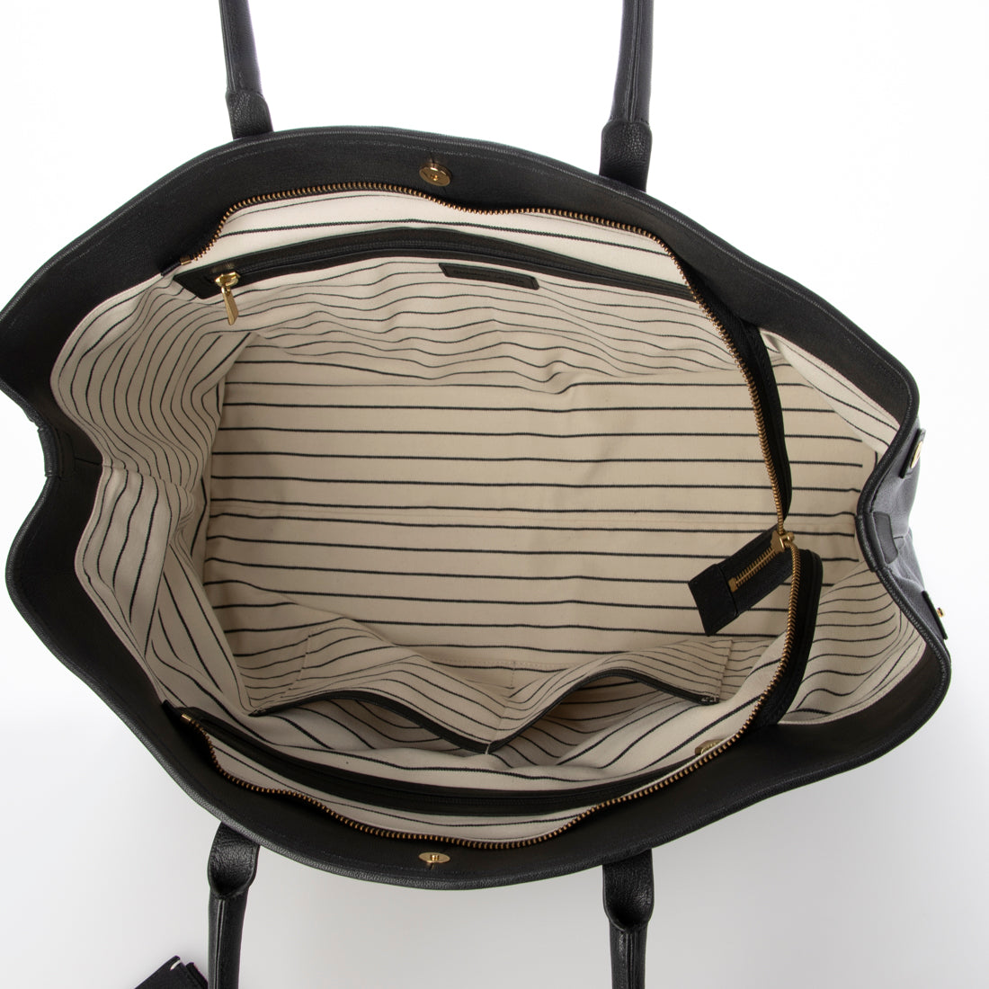 Genuine Leather Tote Bag Big with Pouch