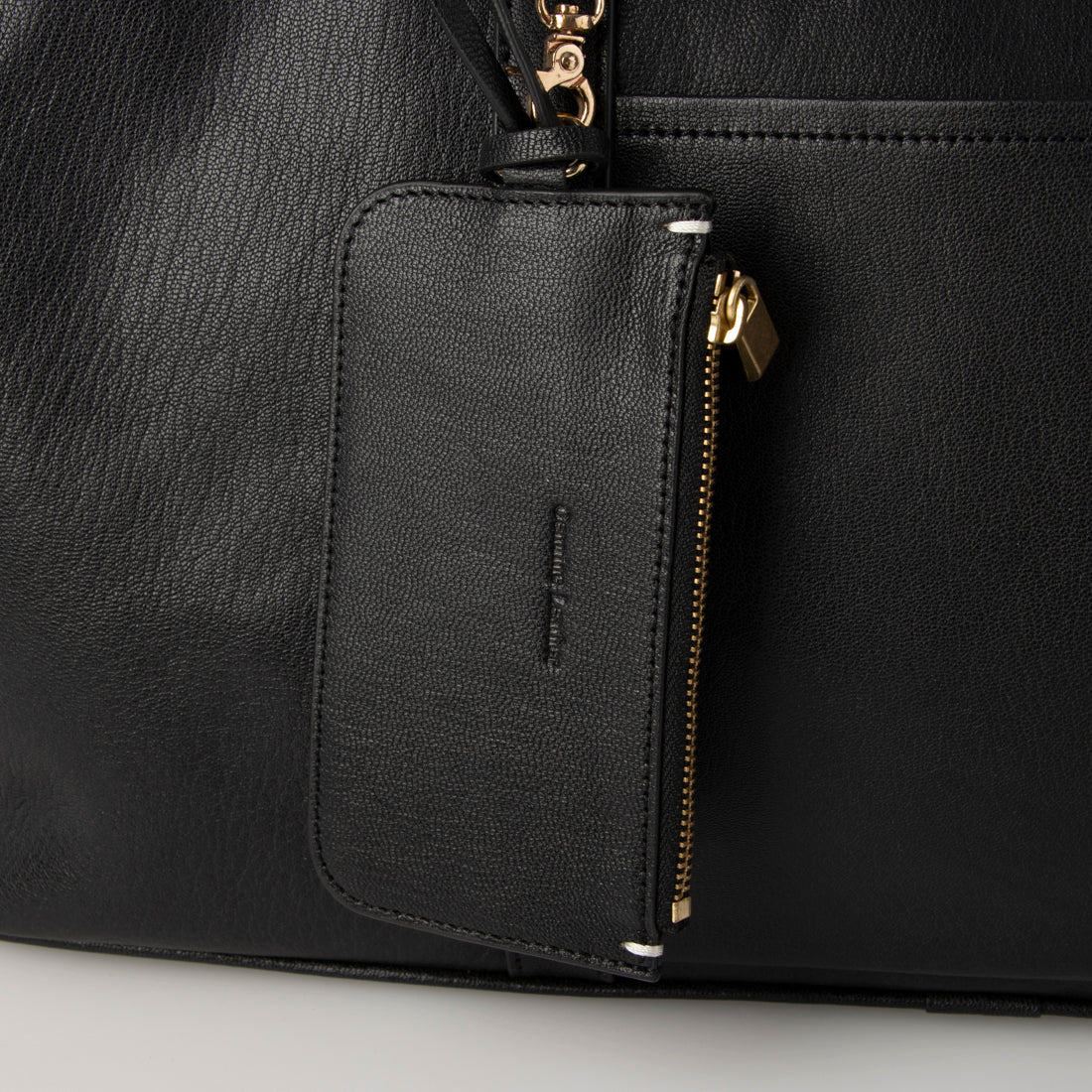 Genuine Leather Tote Bag Big with Pouch