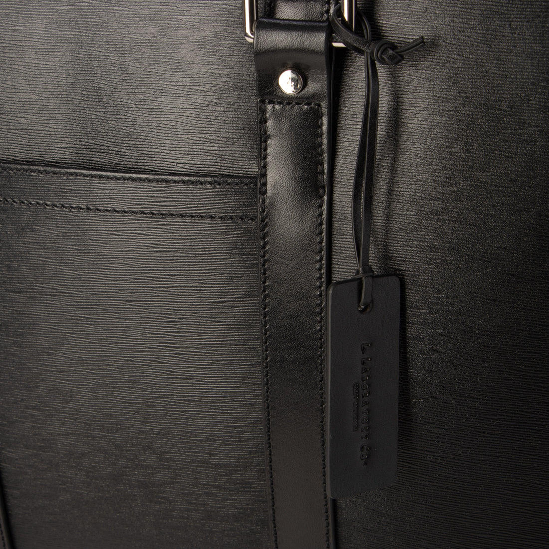 ジェニュインレザー Genuine Leather 本革2WAYブリーフバッグ （ブラック） ブラック