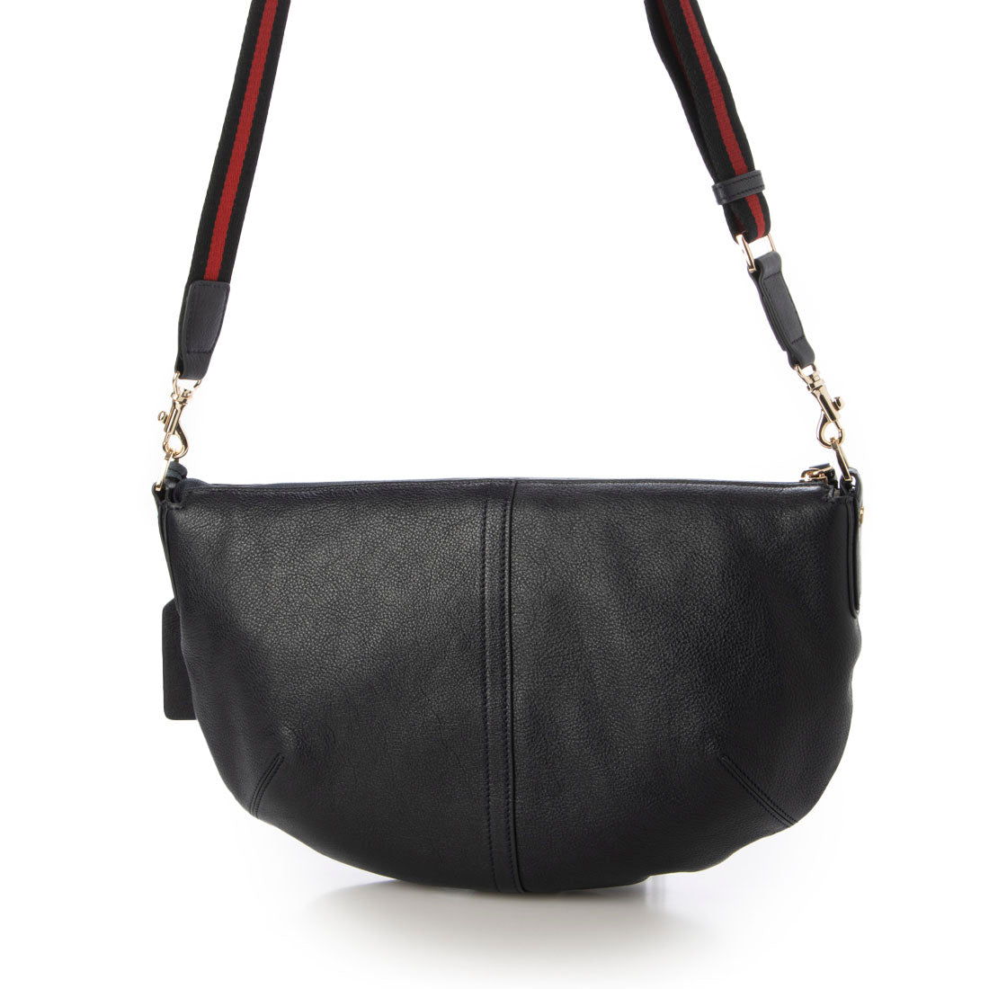 ジェニュインレザー Genuine Leather ムーン本革ショルダーバッグ （CHOCO） CHOCO
