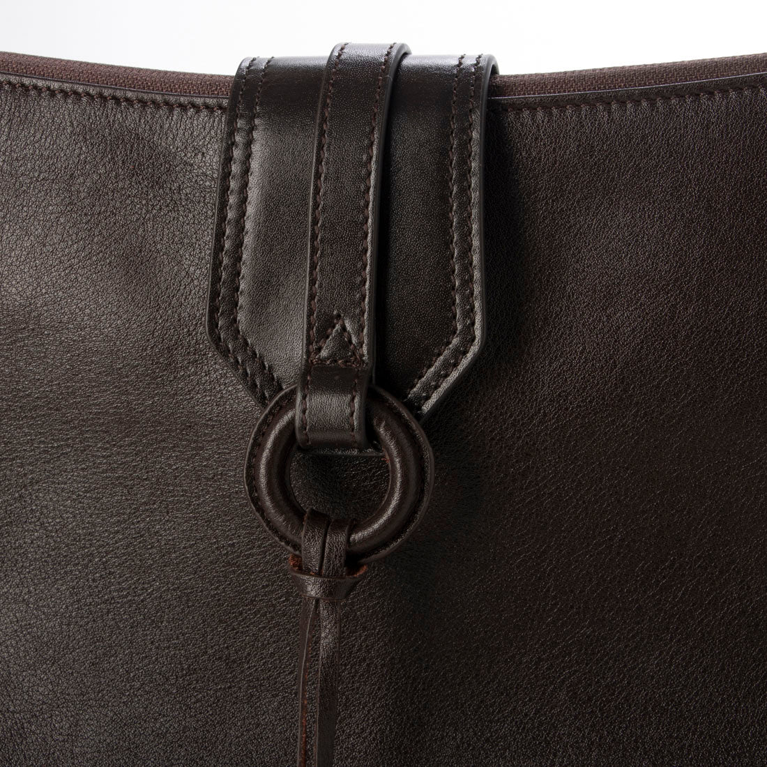 ジェニュインレザー Genuine Leather フリンジ本革ショルダーバッグ （dark navy） dark navy