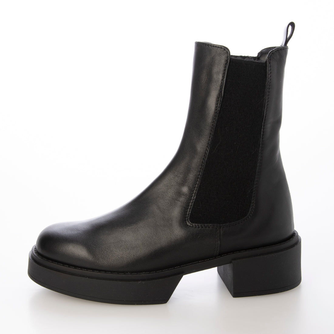 【本革 / イタリア製】 ジャンルカピサティ GIANLUCA PISATI サイドゴアショートブーツ （BLK） BLK
