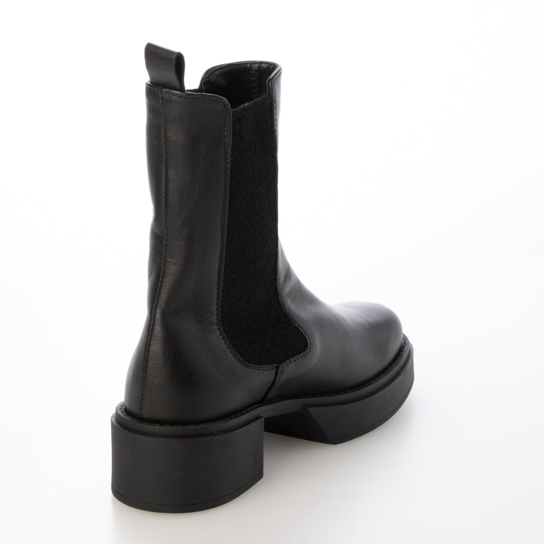 【本革 / イタリア製】 ジャンルカピサティ GIANLUCA PISATI サイドゴアショートブーツ （BLK） BLK