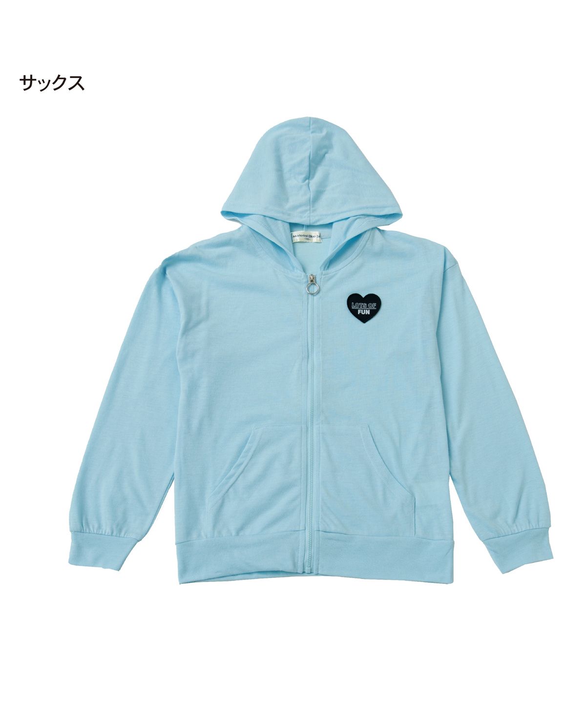 ディフィット D.FIT UVカットジップパーカー,サックス