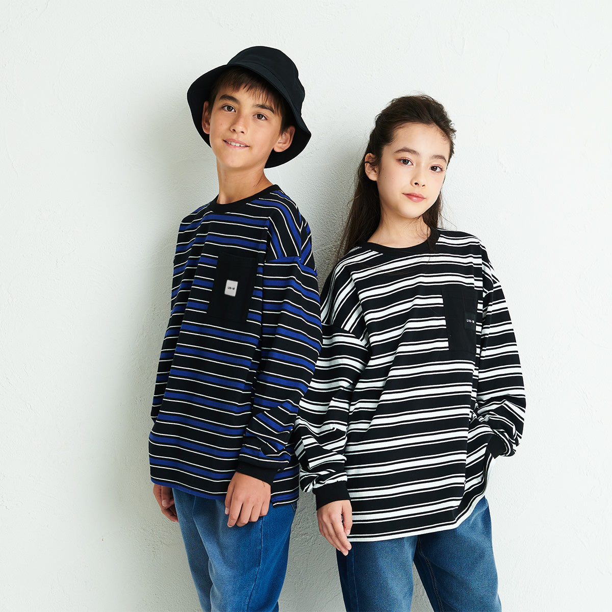 ディフィット D.FIT ボーダーBIG 長袖Tシャツ