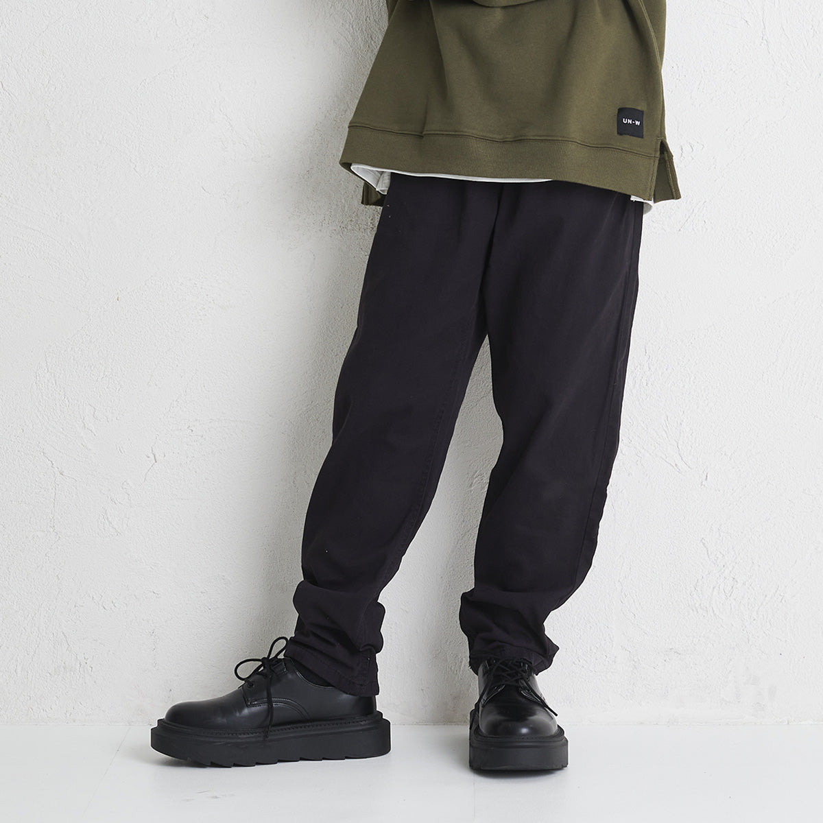 ディフィット D.FIT ツイルロングパンツ,スミクロ